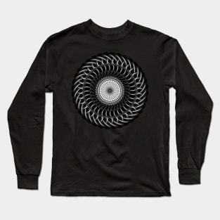 Metal Mandala Long Sleeve T-Shirt